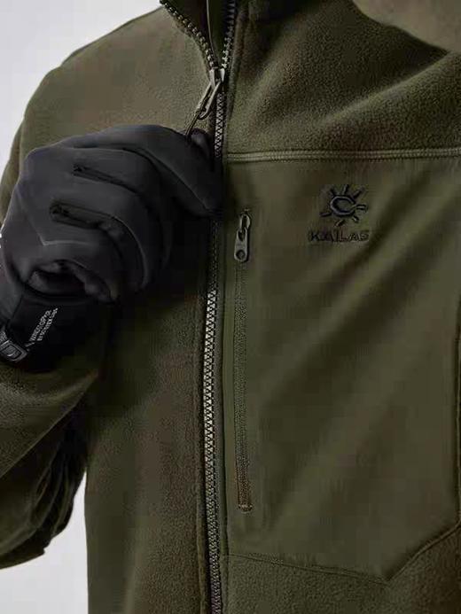 KLS立领抓绒外套男冬款轻量保暖户外运动登山徒步 商品图6