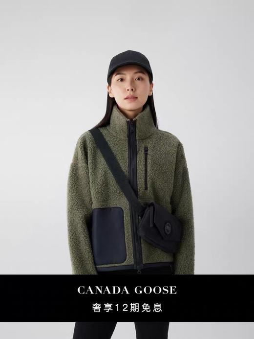CANADA GOOSE加拿大鹅 Simcoe 女士黑标羊毛拉链毛衣夹克 商品图1