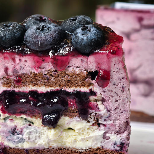 （新品）蓝莓酸奶油巧克力蛋糕 商品图1