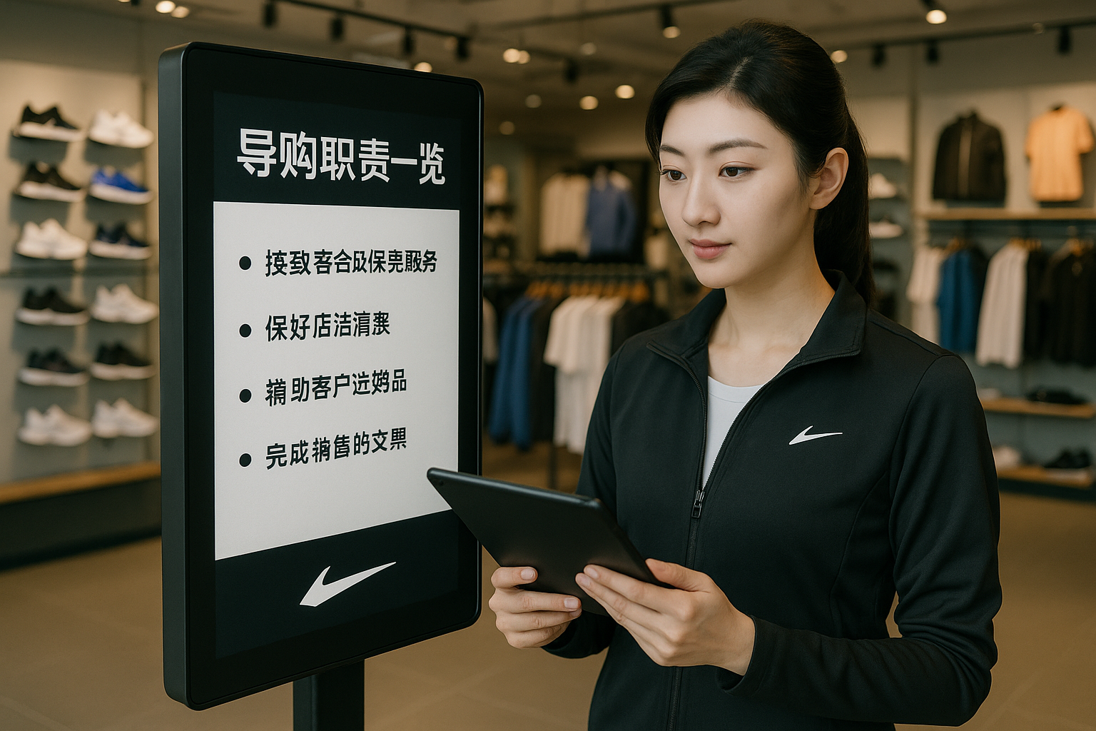 运动品牌导购每天的工作内容有哪些？