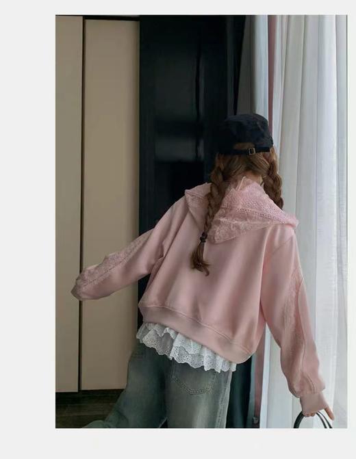 【秋上新】9598蕾丝拼接法式外套-喜出 商品图2