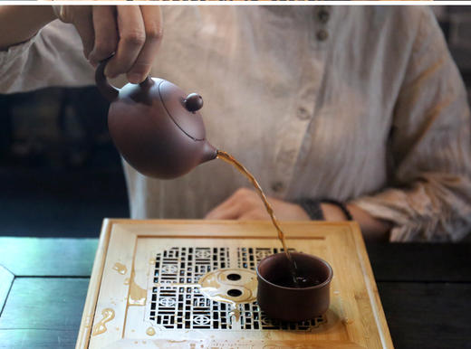 一物堂坭兴制半手工西施壶本色烧制茶壶紫砂西施单壶 商品图2