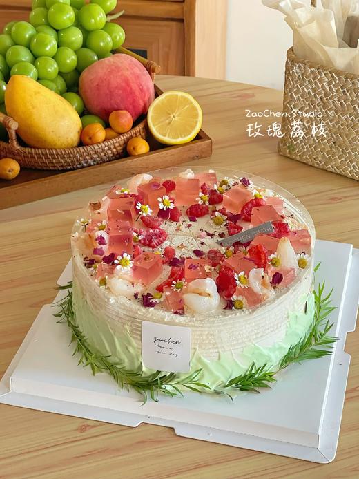 【玫瑰荔枝千层】热卖款叮当CAKE生日蛋糕 商品图0