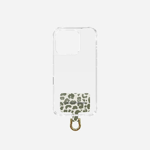 北京仓｜La Coque Française-Leopard-绿色 豹纹 手机链连接片［法国设计师］ 商品图1