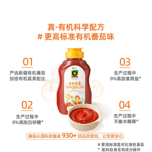 禾然乐童  有机番茄沙司  320g 商品图1