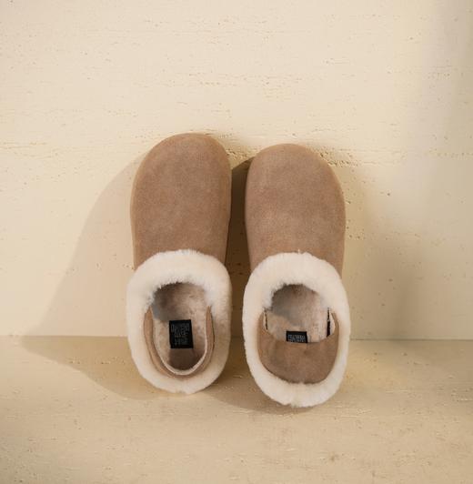 西村名物2025年冬季新款懒人一脚蹬勃肯鞋厚底增高毛毛鞋T25DM48481 商品图11