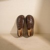 西村名物2025年秋季新款复古褶皱平底防滑舒适百搭深口单鞋乐福鞋T25CM30981 商品缩略图9