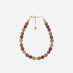 北京仓｜La Coque Française-Harper-彩色猫眼石 串珠 短款 手机链［法国设计师］