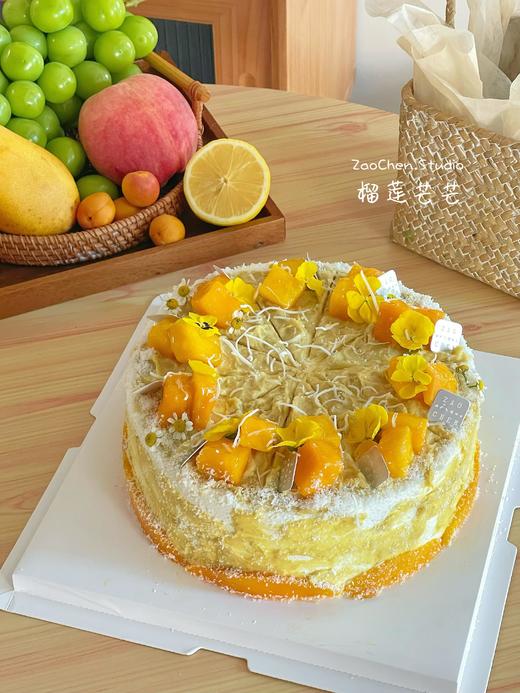 【榴莲芒芒千层】热卖款叮当CAKE生日蛋糕 商品图0