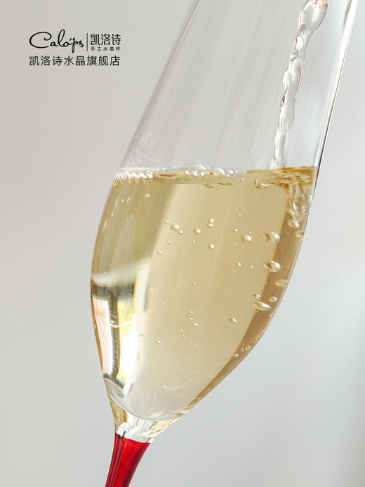 凯洛诗新品绅士与至爱香槟杯双支礼盒高端红挺领结结婚生日祝福杯凯洛诗绅士与挚爱红杆香槟对杯 商品图3