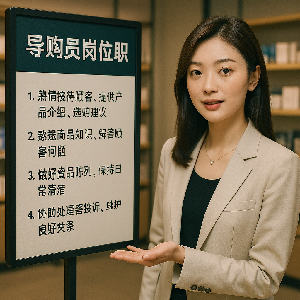 导购员的职业定义是什么？