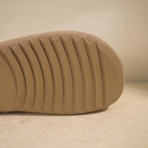 西村名物2025年冬季新款懒人一脚蹬勃肯鞋厚底增高毛毛鞋T25DM48481 商品图9