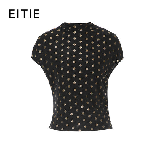 EITIE爱特爱小包肩设计腰部碎褶显瘦T恤8302005 商品图6