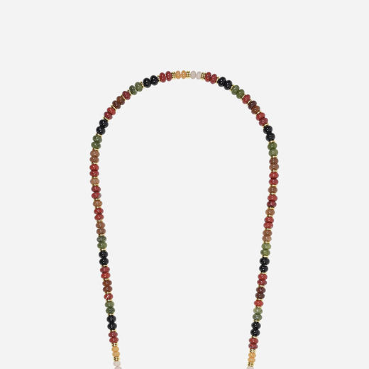 订购8周到｜La Coque Française-Joyce-赤土色 半宝石 串珠 长款 手机链［法国设计师］ 商品图3