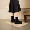西村名物2025年冬季新款厚底增高防水台防滑百搭弹力靴松糕底短靴T25DS49271 商品缩略图0