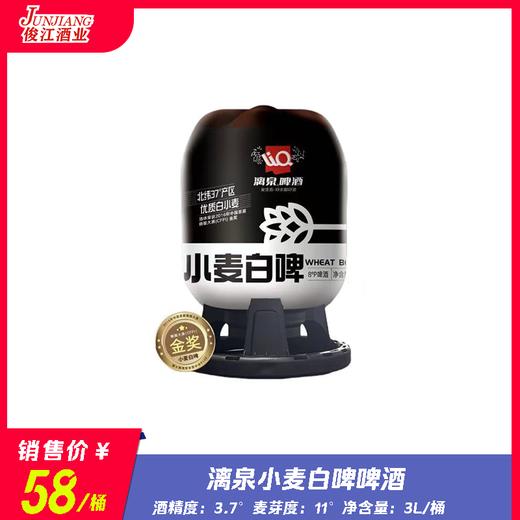 漓泉小麦白啤啤酒  酒精度：3.7°  麦芽度：11° 商品图0