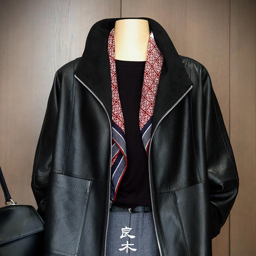 良木礼拉链绵羊皮衣（Q2582122） 商品图3