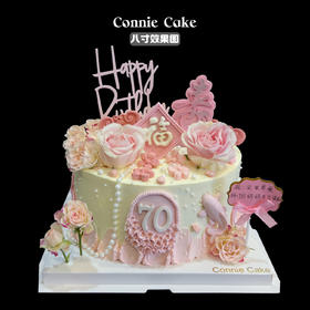 【花开富贵·仙寿恒昌】—— 献给至亲妈妈的新中式祝寿蛋糕，以花为媒，以礼寄情