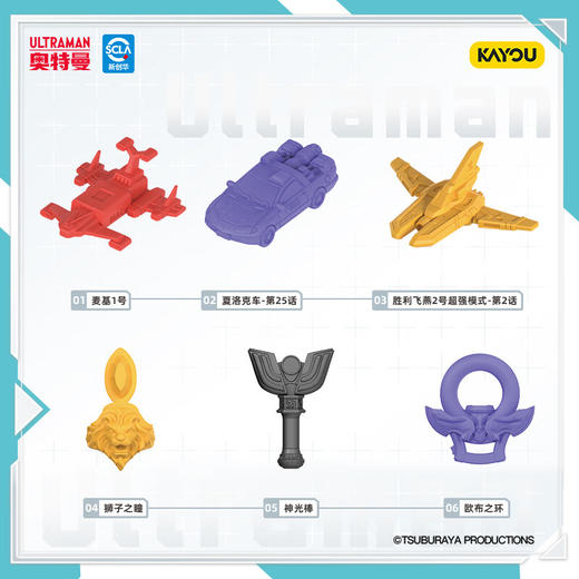 卡游 奥特曼-英雄集结系列-迷你橡皮场景KAYCYUTM-XPCJ-01 商品图3