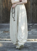 臣禾	【棉麻灯笼裤】71.5%苎麻28.5%棉松紧腰休闲裤	JZ253061075 商品缩略图1
