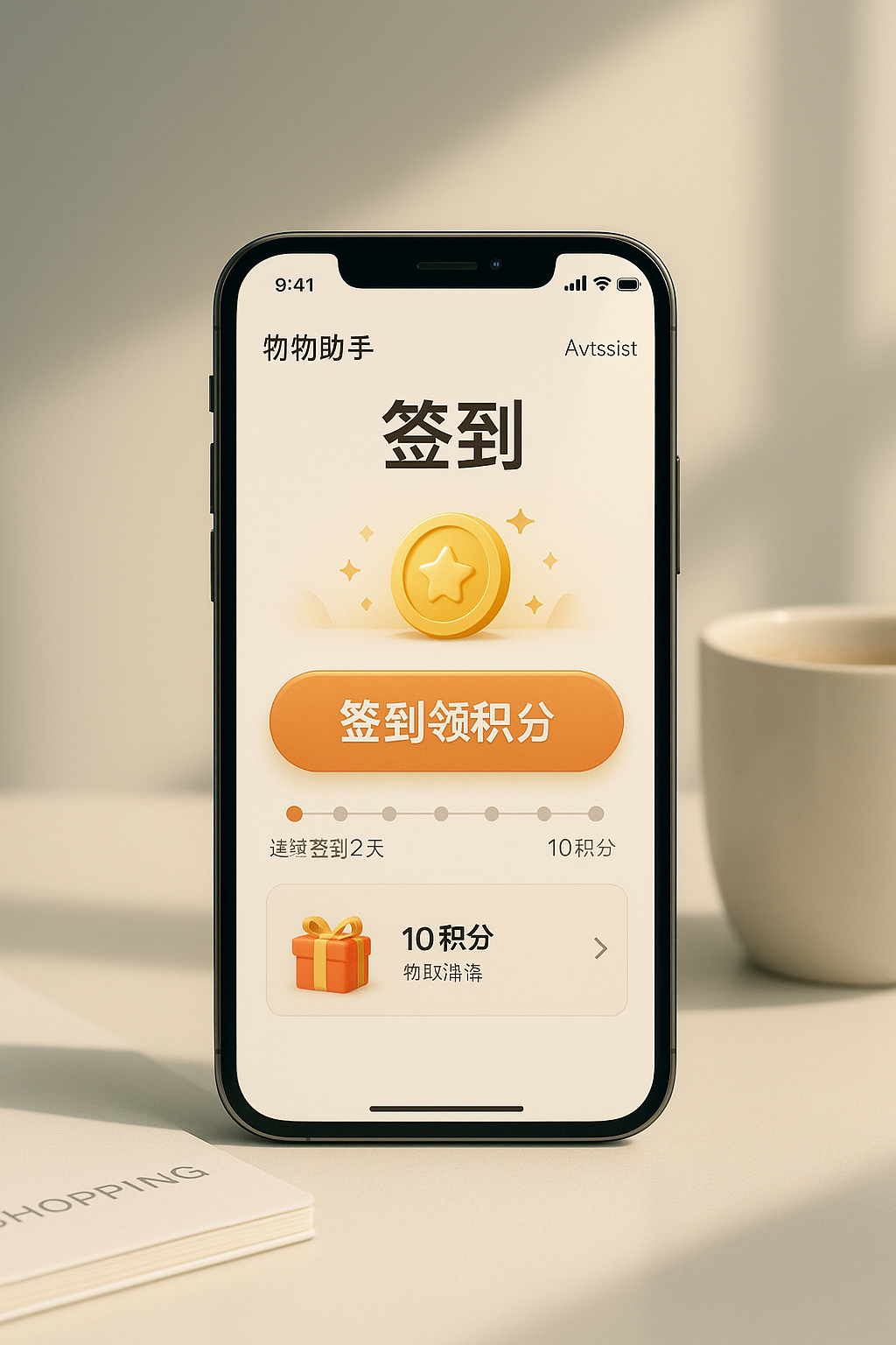 如何快速找到导购助手签到入口？