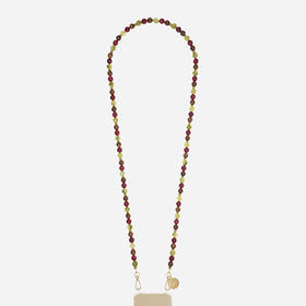 北京仓｜La Coque Française-Harper-彩色 串珠 长款 手机链［法国设计师］