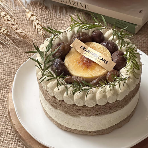 5英寸栗子布蕾蛋糕 商品图3