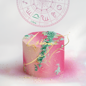 即将下架！2025新版「天秤座」山楂石榴花茶布蕾味蛋糕｜十二星座唯美星空系列