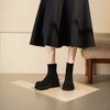 西村名物2025年冬季新款厚底增高防水台防滑百搭弹力靴松糕底短靴T25DS49271 商品缩略图4