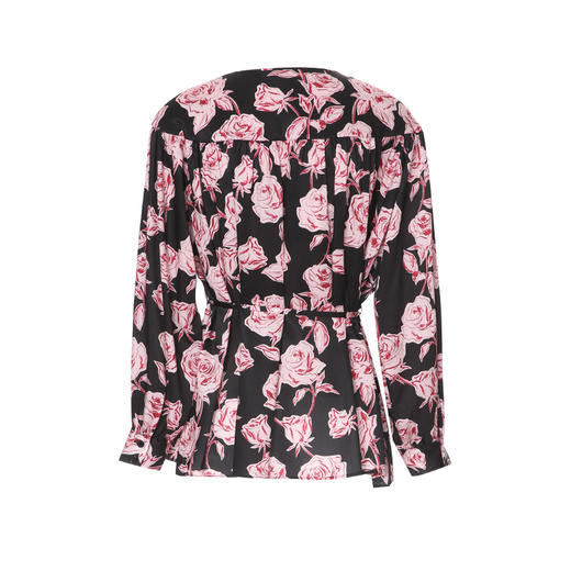 EITIE爱特爱玫瑰印花浪漫雅致衬衣8309010 商品图3