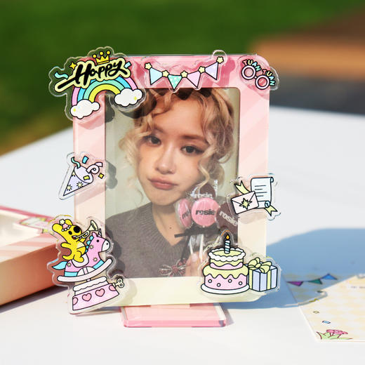 团团庆祝DIY多功能亚克力相框 商品图0