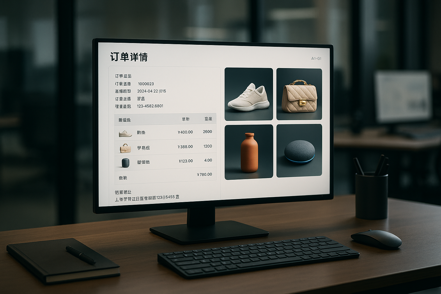 如何通过AI生成订单信息视觉化？