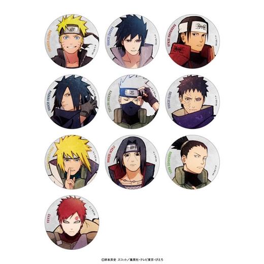 火影忍者疾风传 大交流展 吧唧 徽章 10包/盒 谷子 商品图0