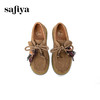 Safiya/索菲娅2025复古反绒厚底百搭深口挂绳串珠系带休闲袋鼠鞋SFD3112157 商品缩略图5