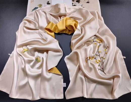 苏绣手工真丝披肩 商品图2