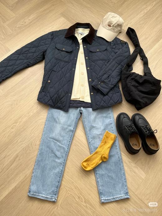 拉夫劳伦菱格棉服..灯芯绒翻领..帅的无语伦比了.. 商品图6