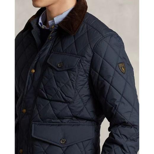 拉夫劳伦菱格棉服..灯芯绒翻领..帅的无语伦比了.. 商品图1