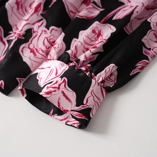 EITIE爱特爱玫瑰印花浪漫雅致衬衣8309010 商品图5