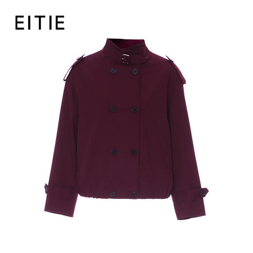 EITIE爱特爱工装风复古双排扣休闲短外套8303007 商品图6