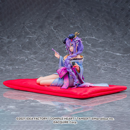 【GSC预售定金】1/7标准比例 绀紫之心 和服Ver. 手办模玩 《闪乱忍忍忍者大战 海王星 -少女们的响艳-》 商品图3