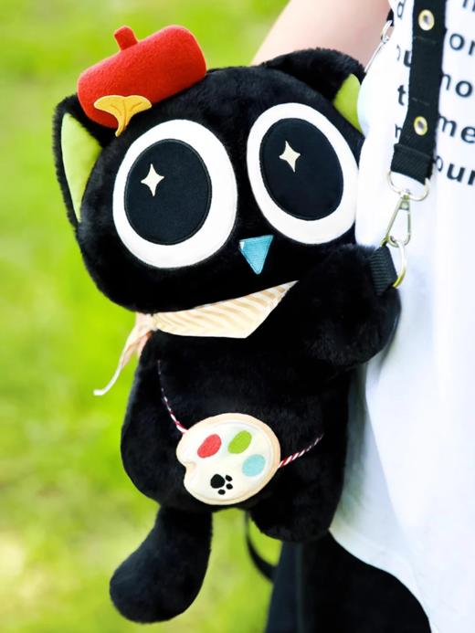 歪瓜 罗小黑战记2 毛绒公仔 单肩包 斜挎包 商品图0