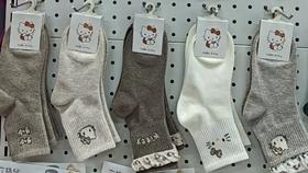 无骨全棉儿童中筒秋季棉袜5双一套12元