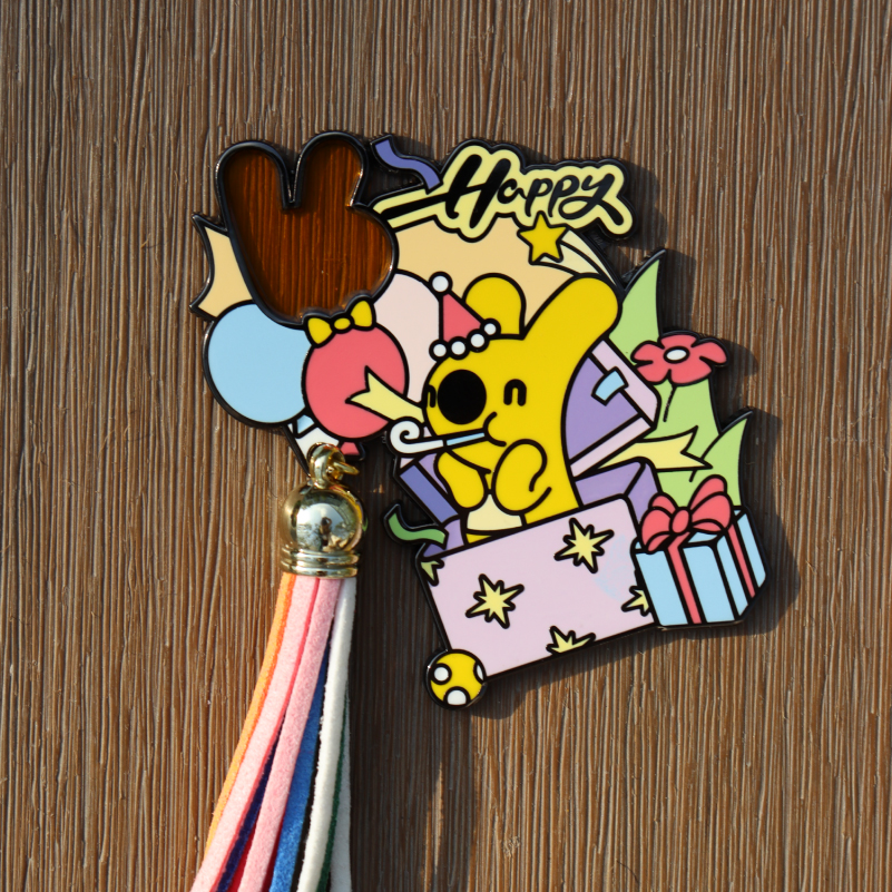 团团庆祝冰箱贴