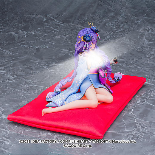 【GSC预售定金】1/7标准比例 绀紫之心 和服Ver. 手办模玩 《闪乱忍忍忍者大战 海王星 -少女们的响艳-》 商品图1