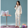【换季出清】【抗菌新疆棉】自然醒「甜心奶油」A类秋季长袖睡衣女士纯棉高级感套装家居服JLM 商品缩略图8