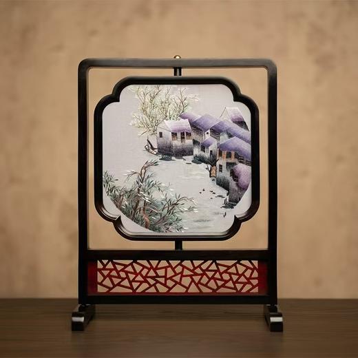 苏绣中式复古摆件双面绣 商品图2