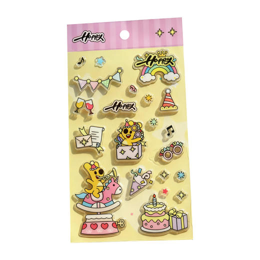 团团庆祝泡泡贴纸 商品图4