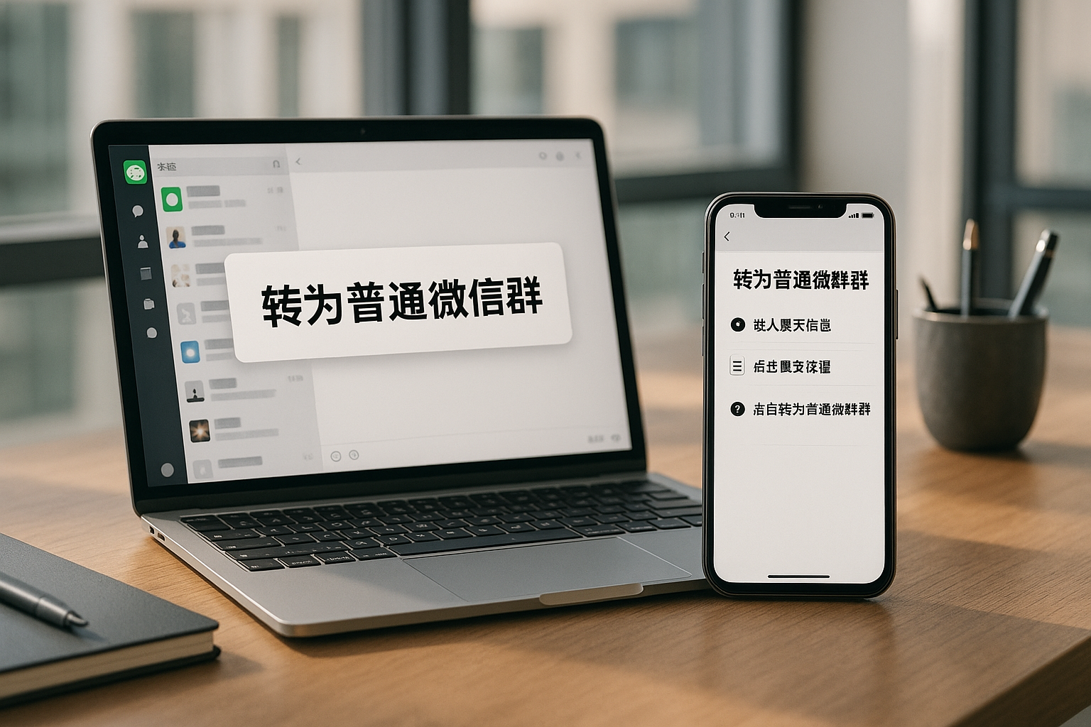 企业微信群能直接转换为普通微信群吗？