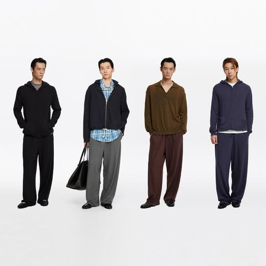 Oneup兔毛橡筋抽绳运动长裤（男女同款） 商品图4