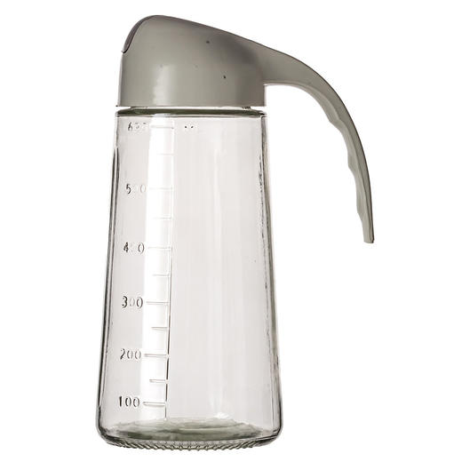 自动开合油壶 玻璃 家用厨房防漏油罐壶大容量630ml酱油瓶装油瓶复古风 商品图4